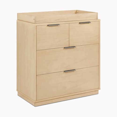 Delta Children Forever 4 Drawer Dresser with Changing Top and Interlocking Drawers - Natural Sandstone