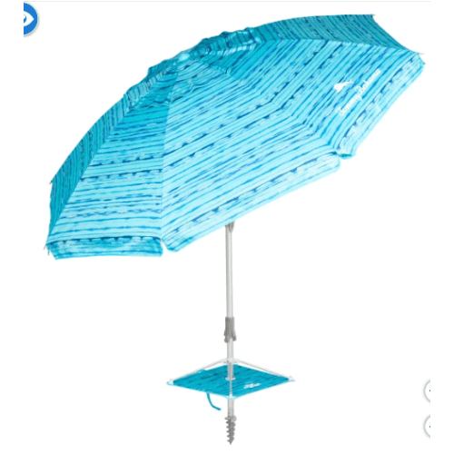 Tommy Bahama ANCHORX 7.5’ Beach Umbrella System Light Blue
