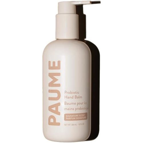 PAUME Probiotic Hand Balm, Non-Greasy, Fast Absorbing, Long Lasting Hydration, Hand Moisturizer for Dry, Chapped, Aging Skin, 300ml