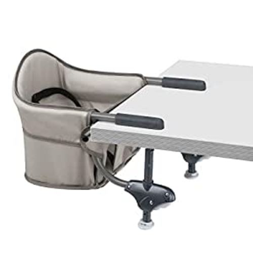Amazon.com: Chicco Caddy Hook-On Chair, Portable High Chair for Babies and Toddlers, for Children up to 37 lbs., Lightweight, Compact Fold | Nature/Grey : Everything Else