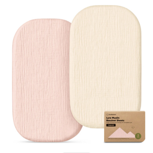 2-Pack Lyra Muslin Bassinet Sheets