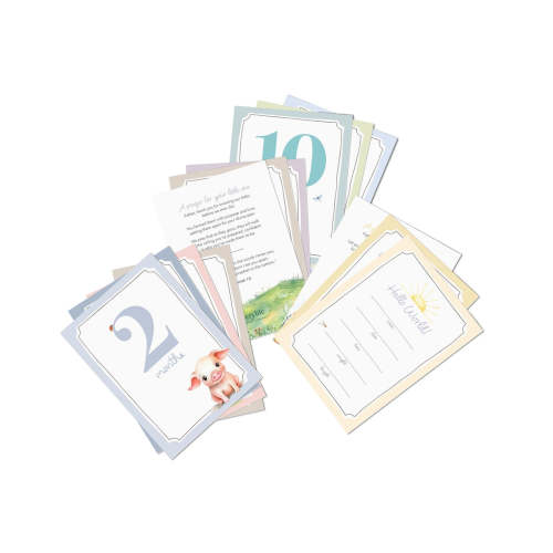 Baby Milestone Cards | First Year Photo Props for New Parents – EveryLife