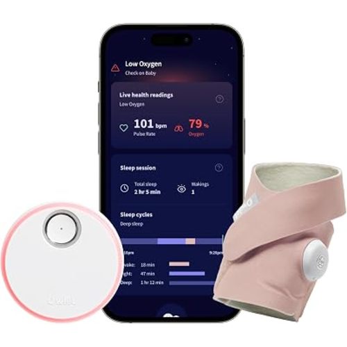 Owlet Dream Sock Smart Baby Monitor, Better Sleep for Baby & You