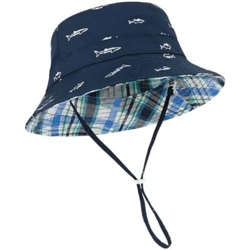 Durio UPF 50+ Beach Baby Sun Hat Sun Protection Cute Wide Brim Summer Baby Boy Bucket Hats Toddler Sun Hats for Girl