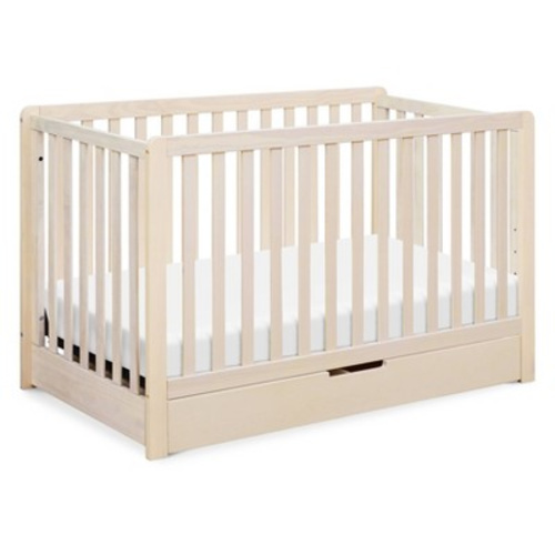 DaVinci Colby 4-in-1 Convertible Crib with Trundle Drawer - Natural, Pine Wood (Frame), 35.43 inches (H) x 29.69 inches (W) x 55.8 inches (D)