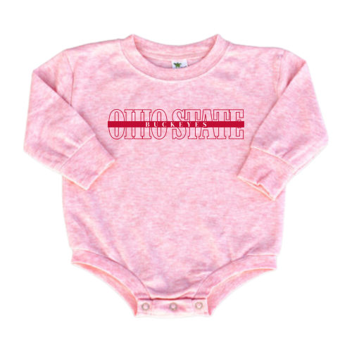 Ohio State Buckeyes Bubble Romper