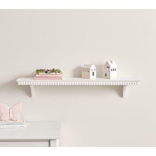 White Beaded Shelving