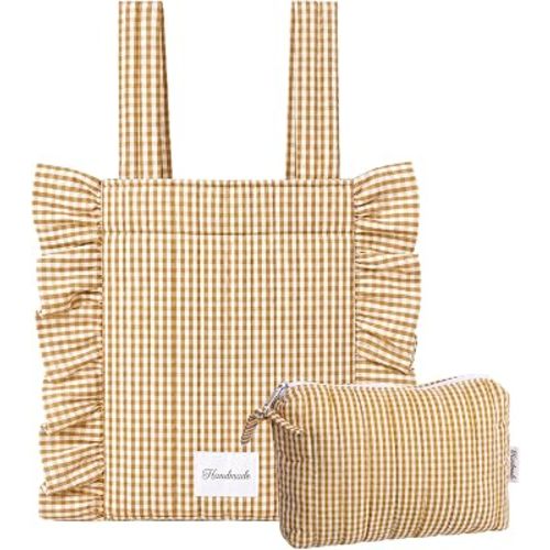 Abbylike Plaid Stroller Bag Stroller Organizer