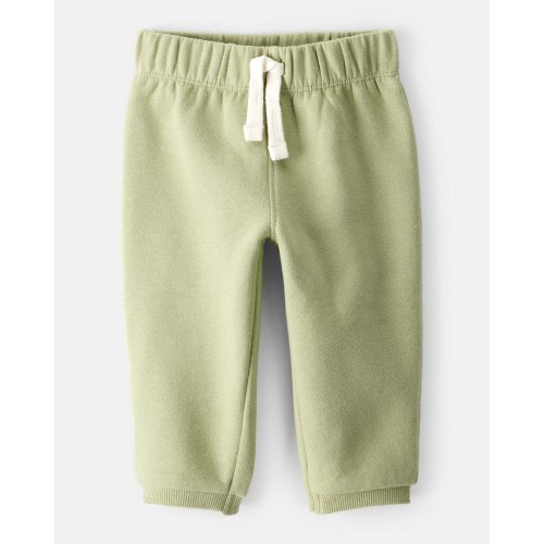 Baby Boy DayDream Fleece Pull-On Pants - Green | Carter's