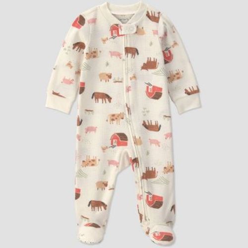 Carter's Just One You® Baby Boys' Farm Animals Sleep N' Play - Ivory Newborn