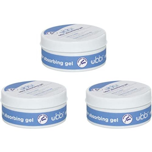 Ubbi Lavender Scented Absorbing Gel Value Pack - 3 Count Diaper Pail Odor Control for Baby Nursery