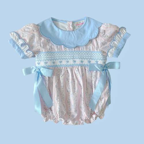 Blue Heirloom Bow Bubble