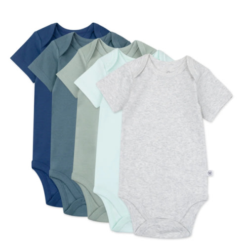 5-Pack Organic Cotton Short Sleeve Bodysuits | Honest Baby Clothing