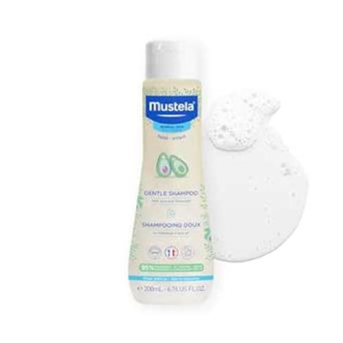 Mustela Baby Gentle Shampoo with Natural Avocado - Hair Care for Kids of all Ages & Hair Types - Tear-Free & Biodegradable Formula - Various Sizes - 1 or 2-Pack