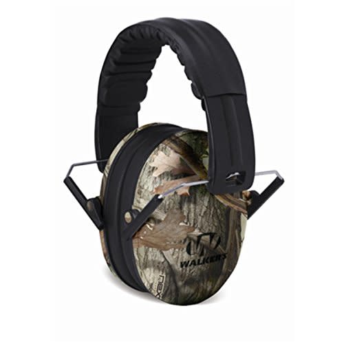 Walker's Youth Children’s Low Profile Padded Headband Adjustable Folding Noise-Reducing Hearing Protection Earmuffs