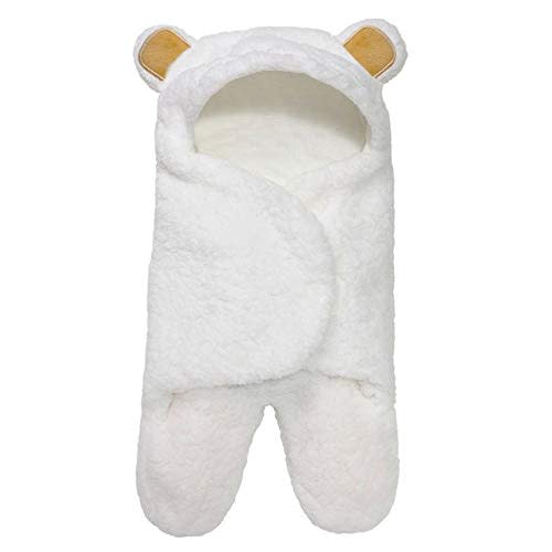 Jam Naturals-Cute Bear Organic Newborn Swaddle Wrap-Baby Boy, Girl Soft Blanket, Newborn Baby Registry Gift (Golden Brown, 3-6m)
