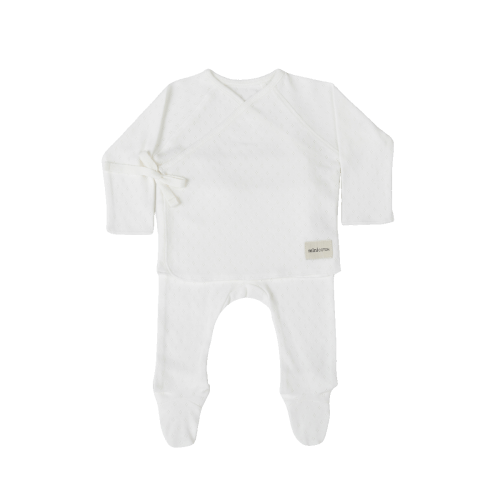 Set Welcome Holey White · Minicoton