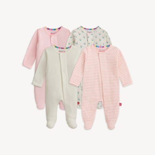 Magnetic Footie 4-Pack (0-3 Months)