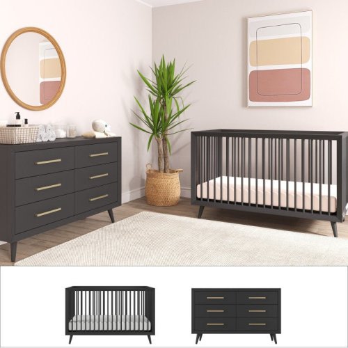 Cranbrook 2-Piece Nursery Set | Nursery Furniture Sets | TOASTED CHESTNUT