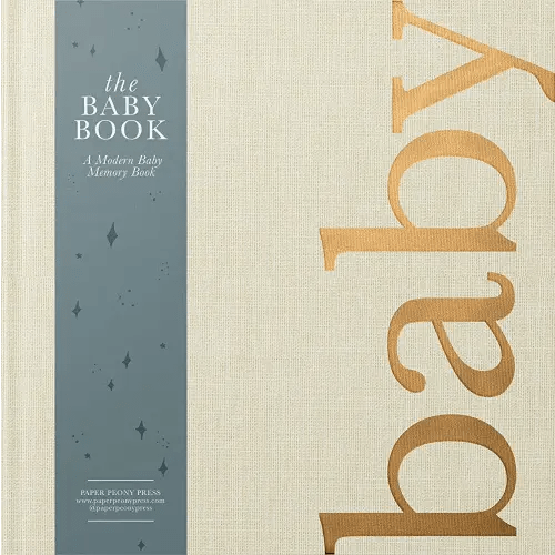 The Baby Memory Book: Beautiful Modern Baby Book and Scrapbook for Baby's First Years to Track Special Moments, Milestones and Growth from Pregnancy to First 5 Years