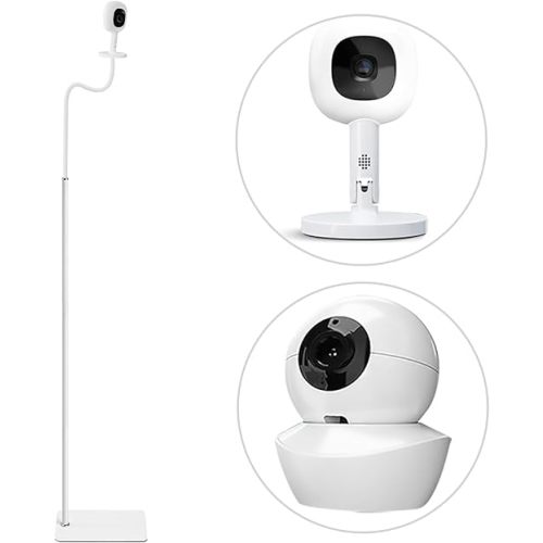 BFYTN Baby Monitor Floor Holder Stand Mount & Clamp for Baby Monitor Camera with 1/4 Screw Hole,Compatible with Nanit Pro Smart, Height Adjustable 67" Compatible with Babysense HDS2/V43