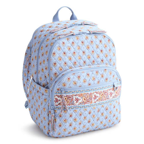 Large Bancroft Backpack - Blue Leaf