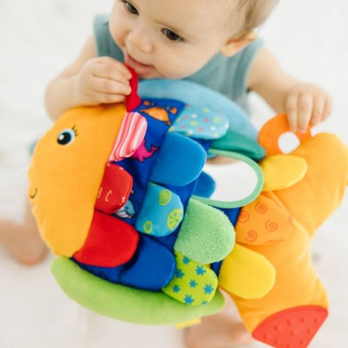Melissa & Doug Flip Fish Soft Baby Toy: Infant Learning Toy for Fine Motor Skills