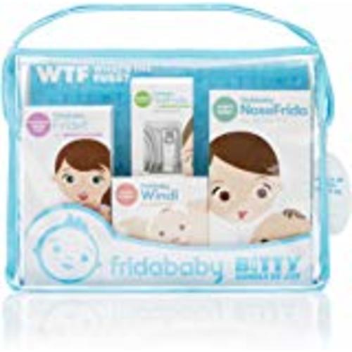 FridaBaby Grooming Kit Includes Finger Brush with Storage Stand Hair Brush with Case Styling Hair Comb Easy Grip Nail Scissors with Nail File and Case