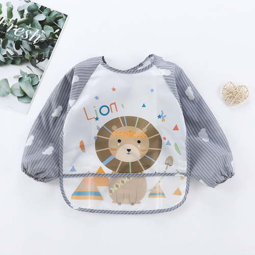 Herrnalise Newborn Toddler Baby Fashion Cute Cartoon Pattern Water Proof Smock Bib Saliva Towel rollbacks !