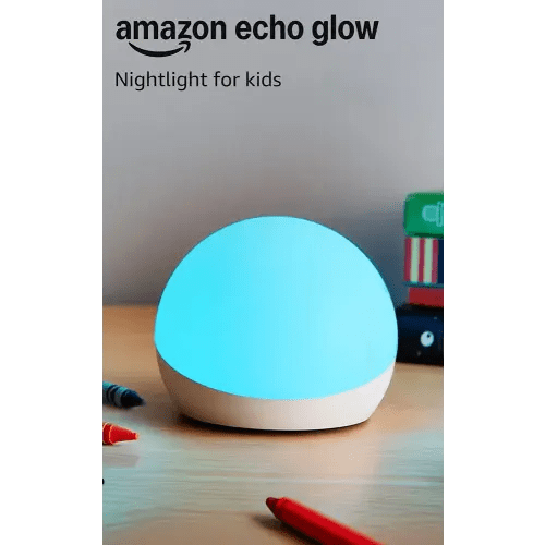 Amazon Echo Glow (newest model), Night light for kids, Works with Alexa