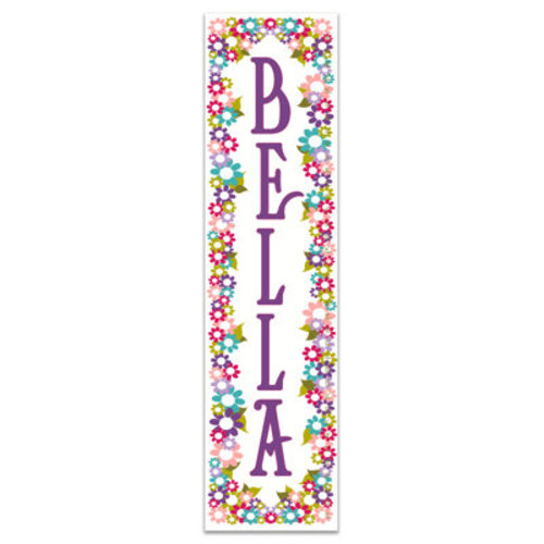 Harriet Bee Trejo Floral Explosion Personalized Growth Chart | Wayfair