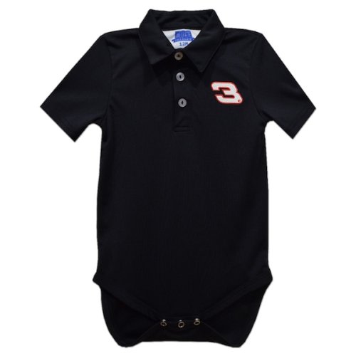 Dale Earnhardt Vive La Fete Infant Polo Bodysuit - Black