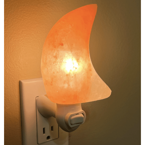 Moon Shape Himalayan Salt Night Light
