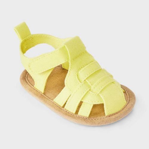 Baby Fisherman Sandals - Cloud Island™ Yellow 0-3M