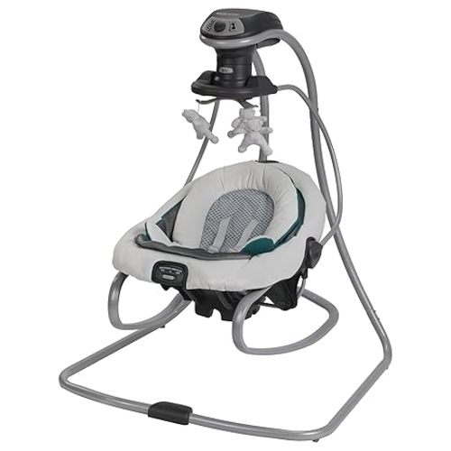 Graco DuetSoothe Swing and Rocker with Removable Swing Seat and 6 Swinging Speeds for Toddler Swing Seat and Swing Chair