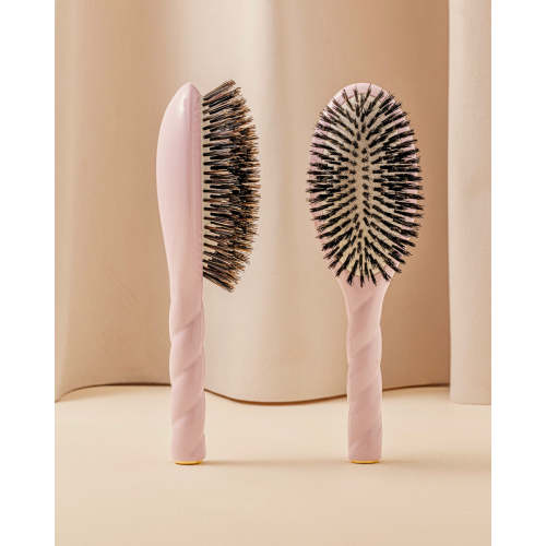 Pink Universal Boar Bristle HairBrush | La Bonne Brosse