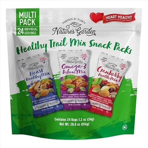 Nature's Garden Trail Mix Snack Pack 28.8oz (24x1.2oz), Individual Servings