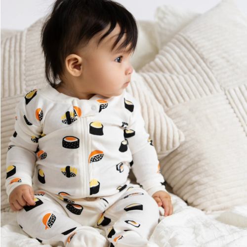 Cotton Baby Pajamas - Sushi Rolls
