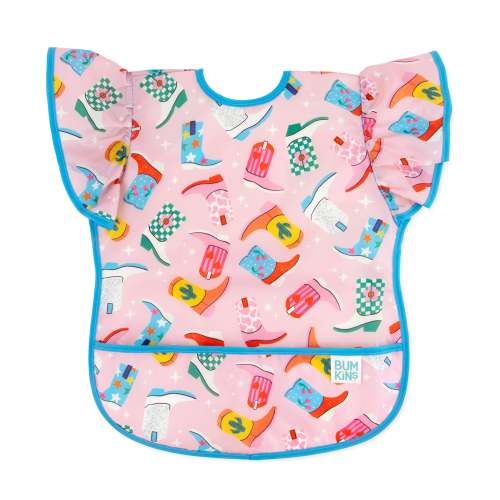Ruffle Apron Bib: Boots
