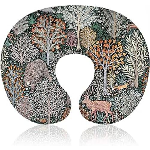 Boyoung Stretchy Nursing Pillow Covers Ultra Soft Slipcovers for Breastfeeding for Baby Girls Boys, Feeding Pillow Cover Fits Standard Infant Support Pillows Positioners Nursing Pillow Case