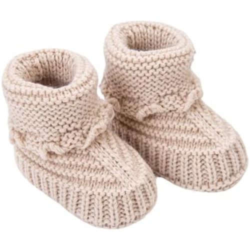 TOPFROP Handmade Baby Booties Warm Knit First Walkers Elegant Knit Baby Booties Easy Carry for Toddler & Infants
