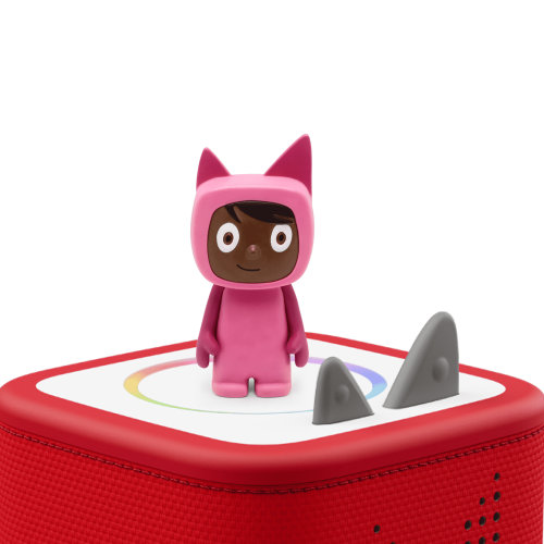 tonies Pink/Dark Creative Audio Toy Figurine - Record and Upload up to 90 Minutes of Your Own Stories and Songs, Age Group 3+
