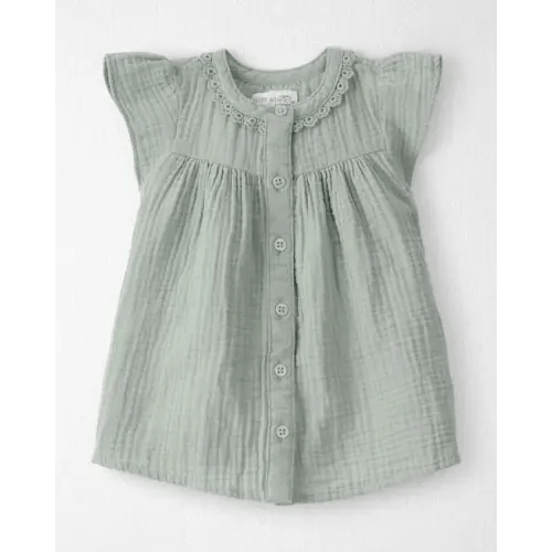 Baby Girl Organic Cotton Gauze Dress - Little Planet | Carter's