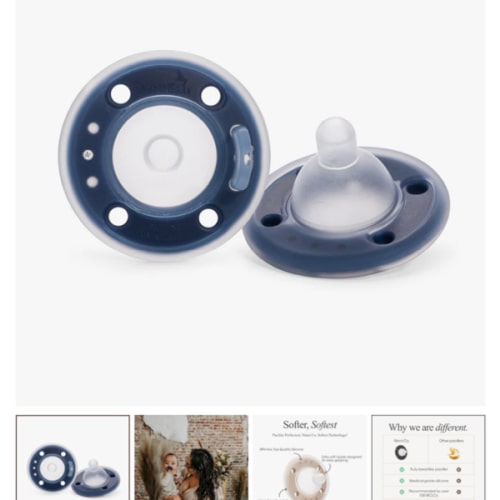Ninni Pacifier Blueberry 2 Pack