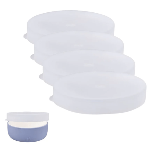 Porcelain Bowl Silicone Lids