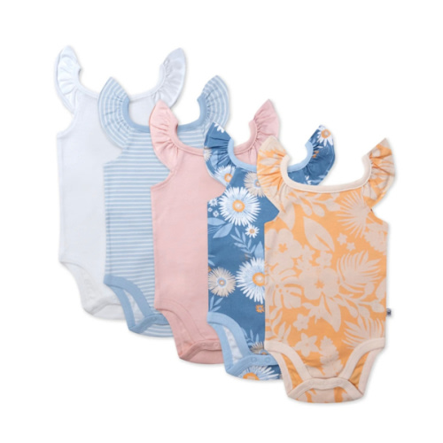 5-Pack Organic Cotton Short Sleeve Bodysuits | Honest Baby Clothing