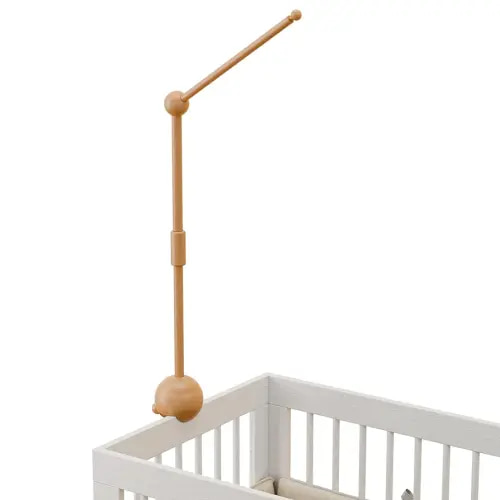 Baby Crib Mobile Arm,32.5 Inch Crib Mobile Stand,Wooden Mobile Arm for Crib（2 Modes, 360°Adjustable,100% Beech Wood Boy Girl Mobile Holder for Crib Nursery Decor Baby Mobile Hanger