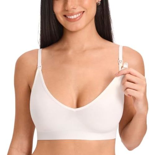 MOMANDA Seamless Nursing Bras for Breastfeeding