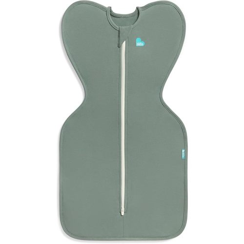 Love to Dream Swaddle UP, Baby Sleep Sack, Self-Soothing Swaddles for Newborns, Improves Sleep, Snug Fit Helps Calm Startle Reflex, New Born Essentials for Baby, 1.0 TOG, 5-8.5 lbs, Deep Olive