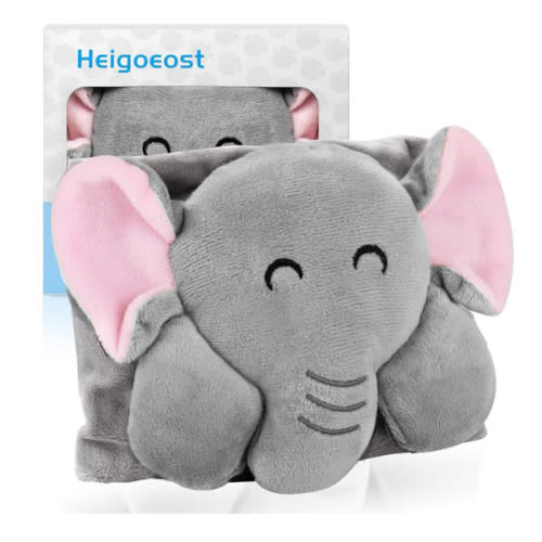 Baby Colic and Gas Relief - Heigoeost Heated Tummy Wrap for Newborns Belly Relief by Soothing Warmth, Baby Heating Pad Swaddling Belt Relief & Soothe Gas, Colic and Upset Stomach for Fussy Infants